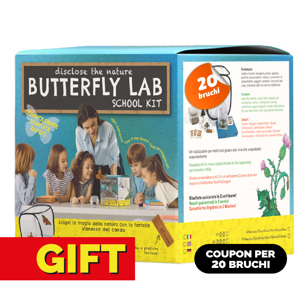 Butterfly Lab-SCHOOL KIT - GIFT EDITION con coupon (per 20 bruchi)