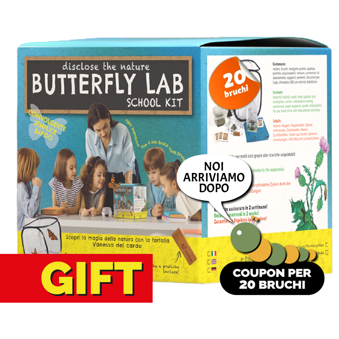 Butterfly Lab-SCHOOL KIT - GIFT EDITION con coupon (per 20 bruchi)
