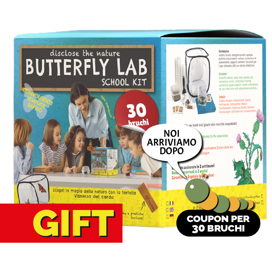 Butterfly Lab-SCHOOL KIT - GIFT EDITION con coupon (per 30 bruchi)