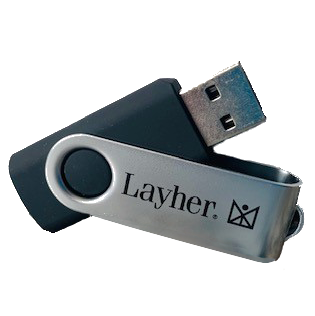 Layher 8Gb USB Storage Drive