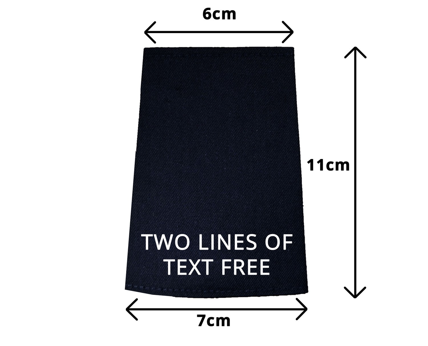 Personalised Embroidered Epaulette Sliders