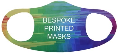 Single Layer Bespoke Jersey Masks With stitches | Packs of 5