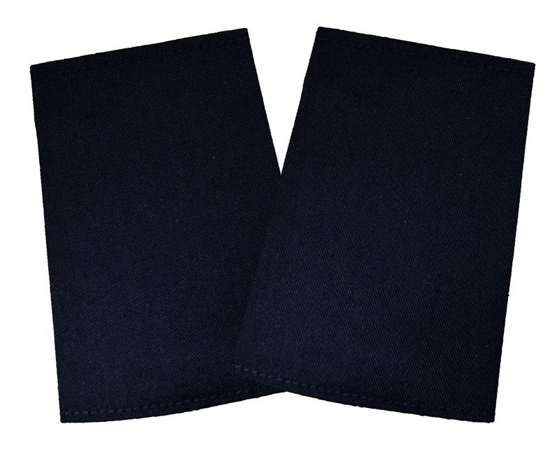 Blank Black | Packs of 5 pairs | Epaulette Sliders