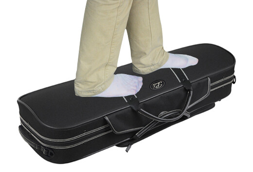Pedi NiteFlash Oblong Violin Case Black