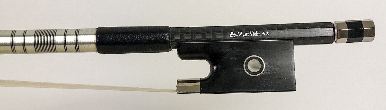 WVS BRAID Woven Pattern Carbon Fiber Violin Bow