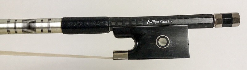 WVS BRAID Woven Pattern Carbon Fiber Violin Bow