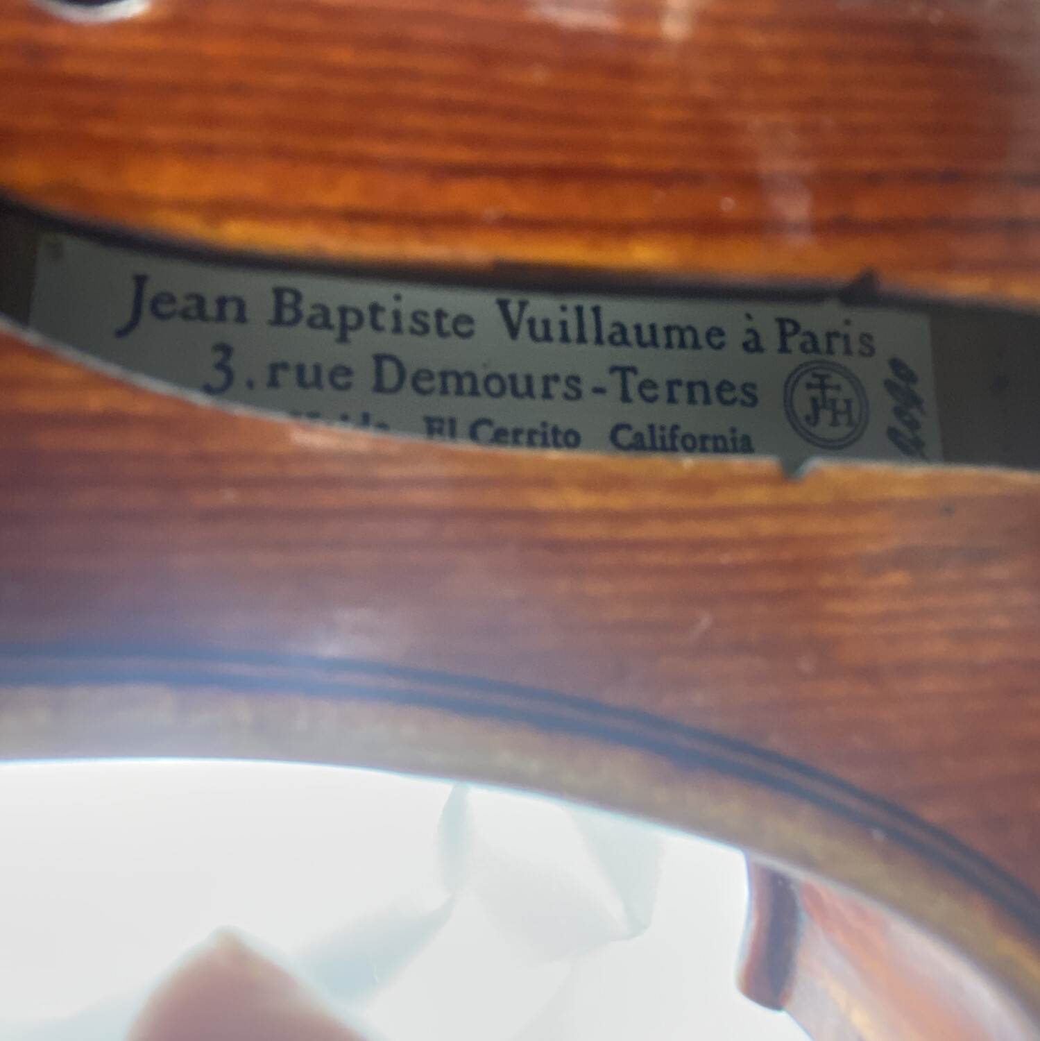 J.B. Vuillaume model violin, Jay Haide CA 2024