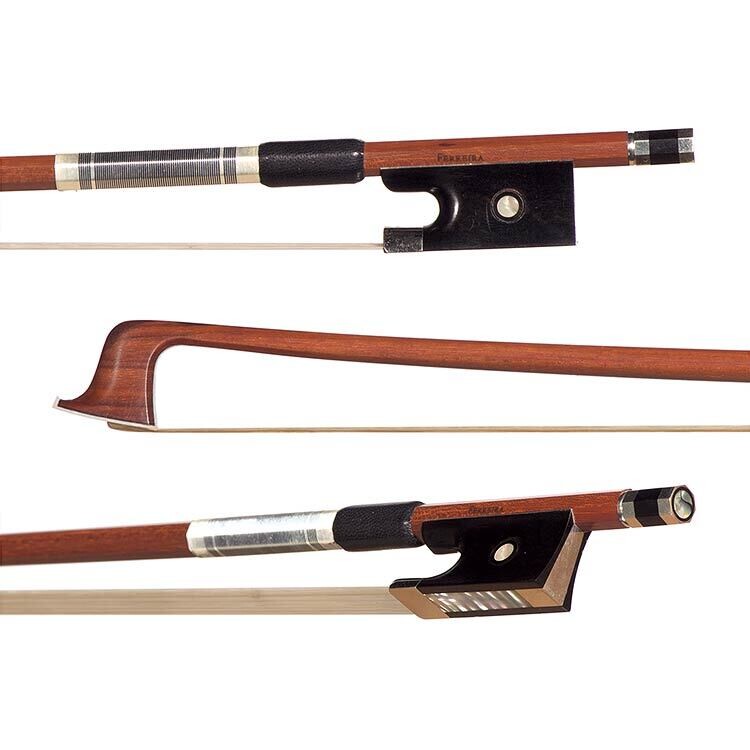 ​Ferreira Brazilwood 4/4 Viola Bow, Silver Winding
