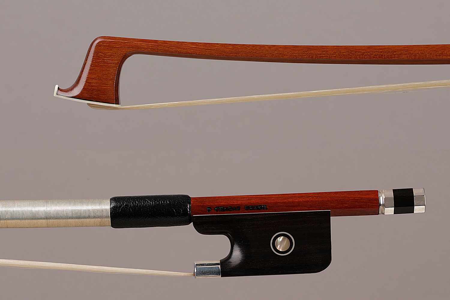 Arcos Brasil Silver-mounted Ipê Viola Bow