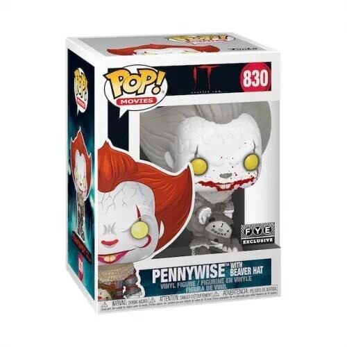 Funko POP! IT - Pennywise with Beaver Hat #830 Figure (Exclusive)
