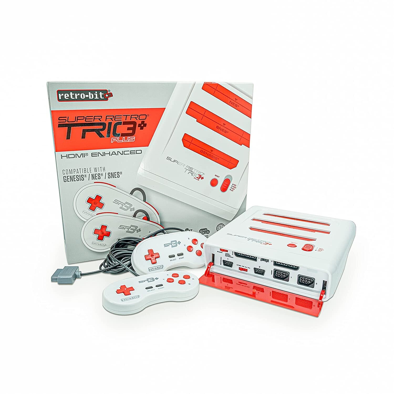 スーパーレトロトリオプラス レトロビット SUPER RETRO TRIO+ Retro-Bit Super Retro Trio Plus Bundle!