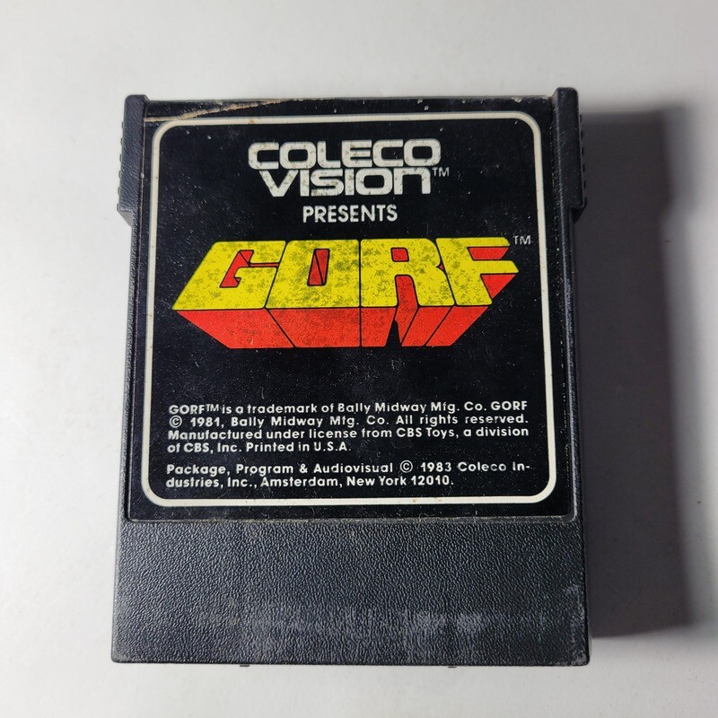 Jeu GORF + Wizard Of Wor – ColecoVision – Cartouche Loose – Bon état