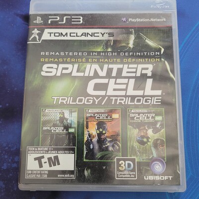 Splinter Cell Classic Trilogy HD - CIB - Good - Playstation 3