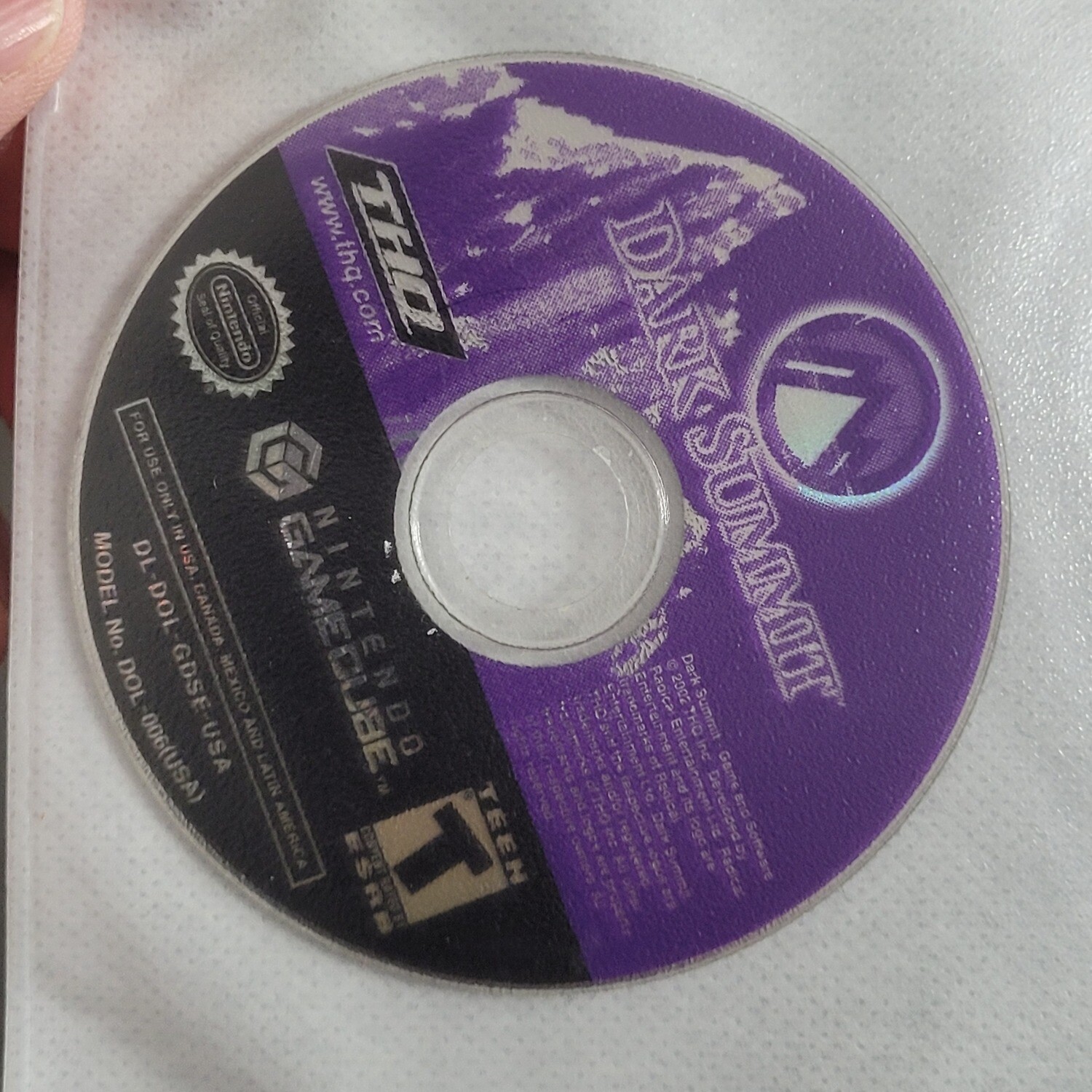 Dark Summit Loose Good Gamecube