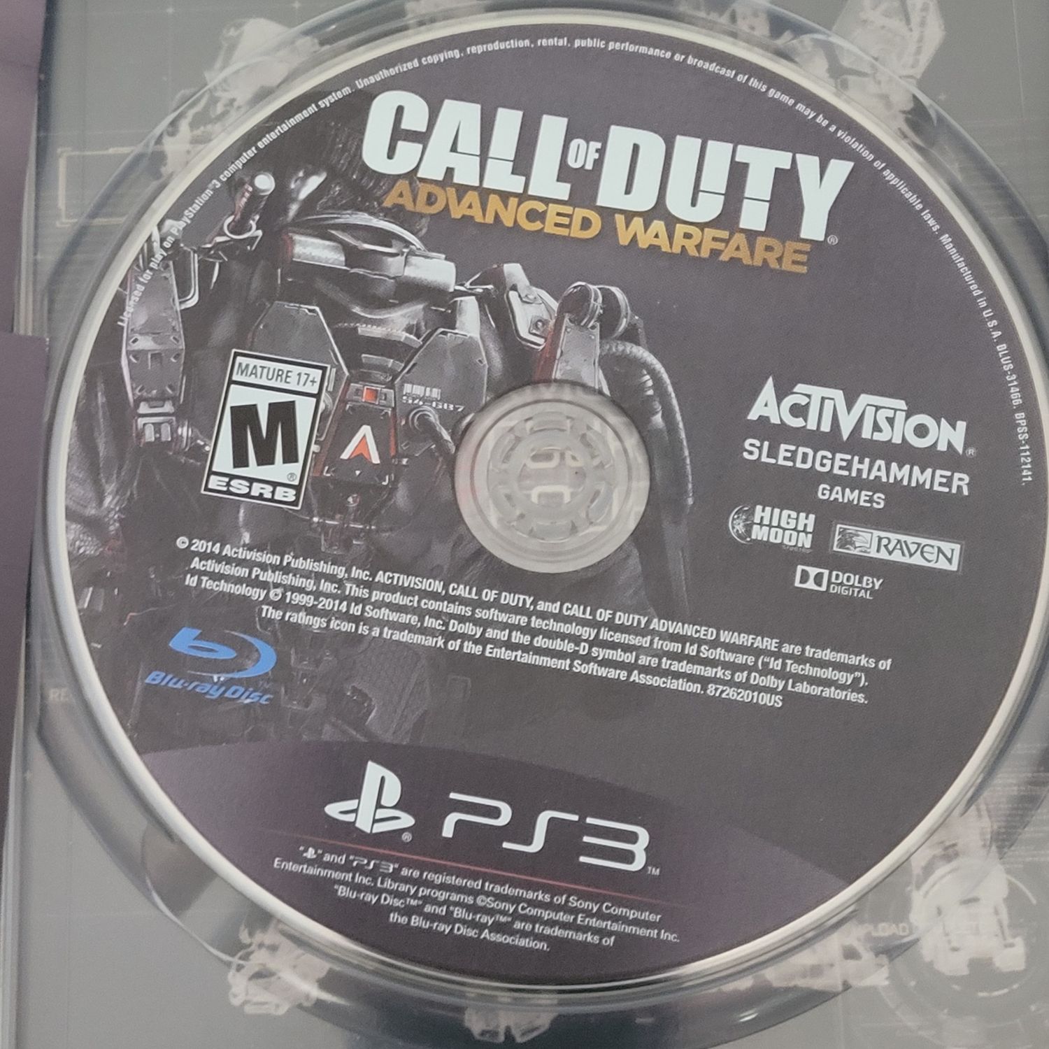 Call of Duty Advanced Warfare [Atlas Limited Edition] - CIB - Good -  Playstation 3, image size:1500x1500