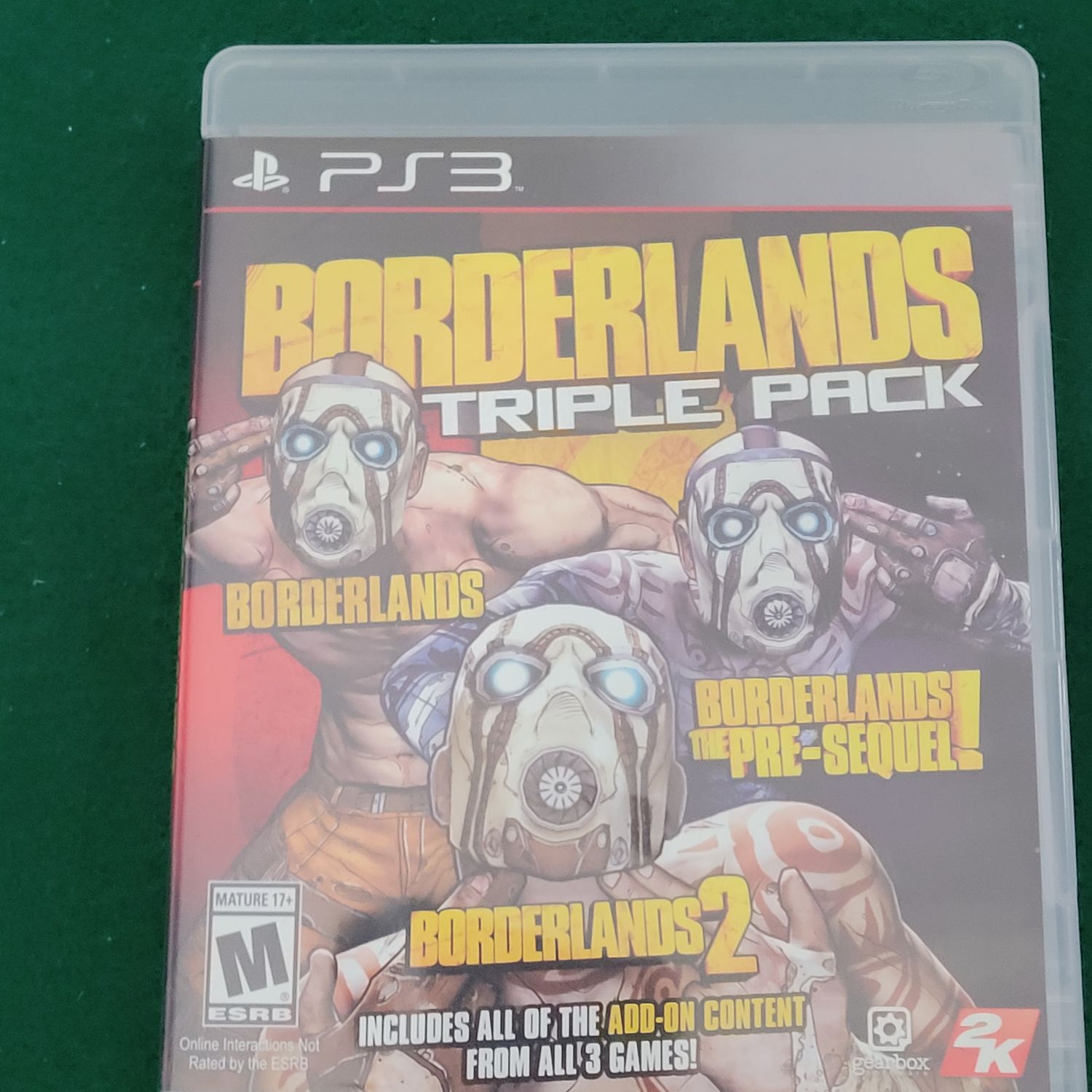 PS3 - Borderlands: Triple Pack  DE Version   Mit OVP   Gebraucht  USK18 1052022 48230