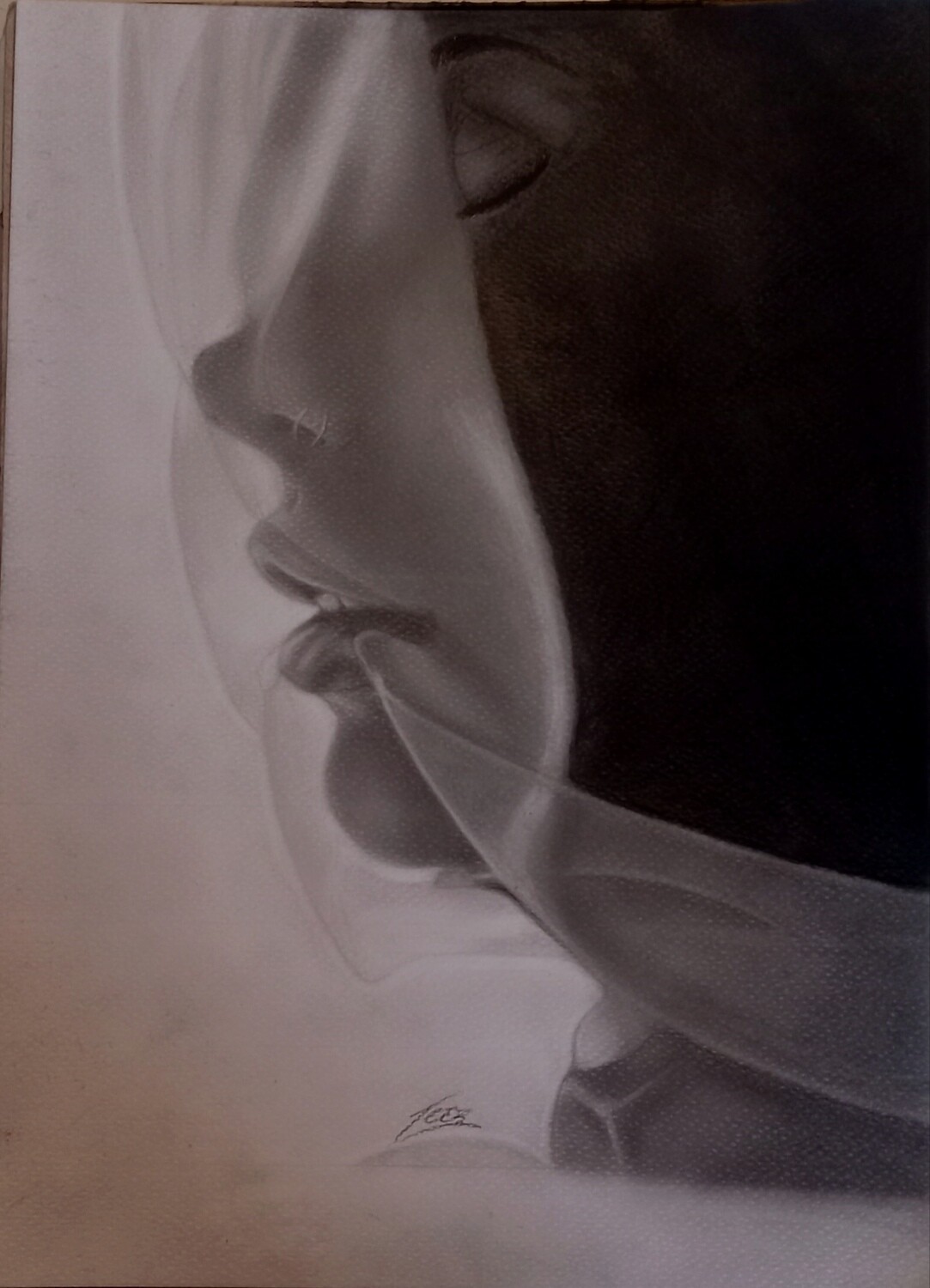 like a veil
