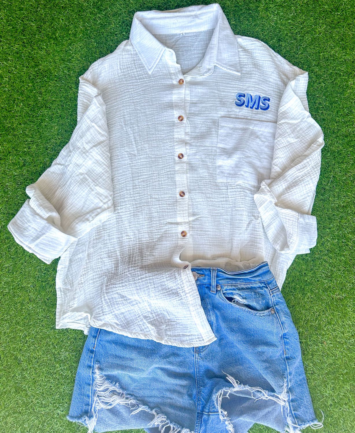SS Women&#39;s Linen Button Down