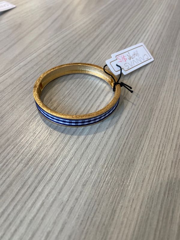 SS Gingham Bracelet - Navy