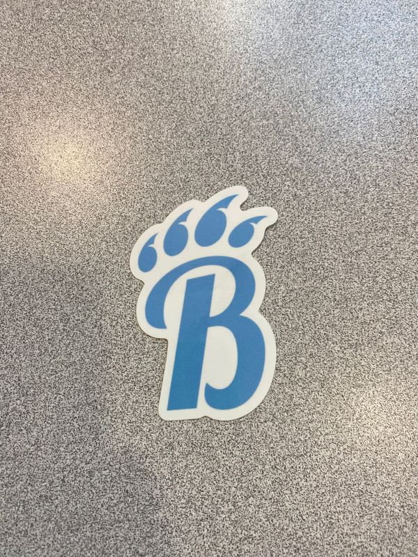 SS B w/Claw Waterproof Sticker