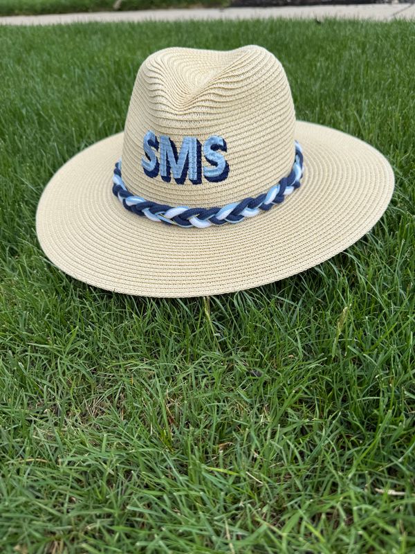 SS SMS Adjustable Straw Hat
