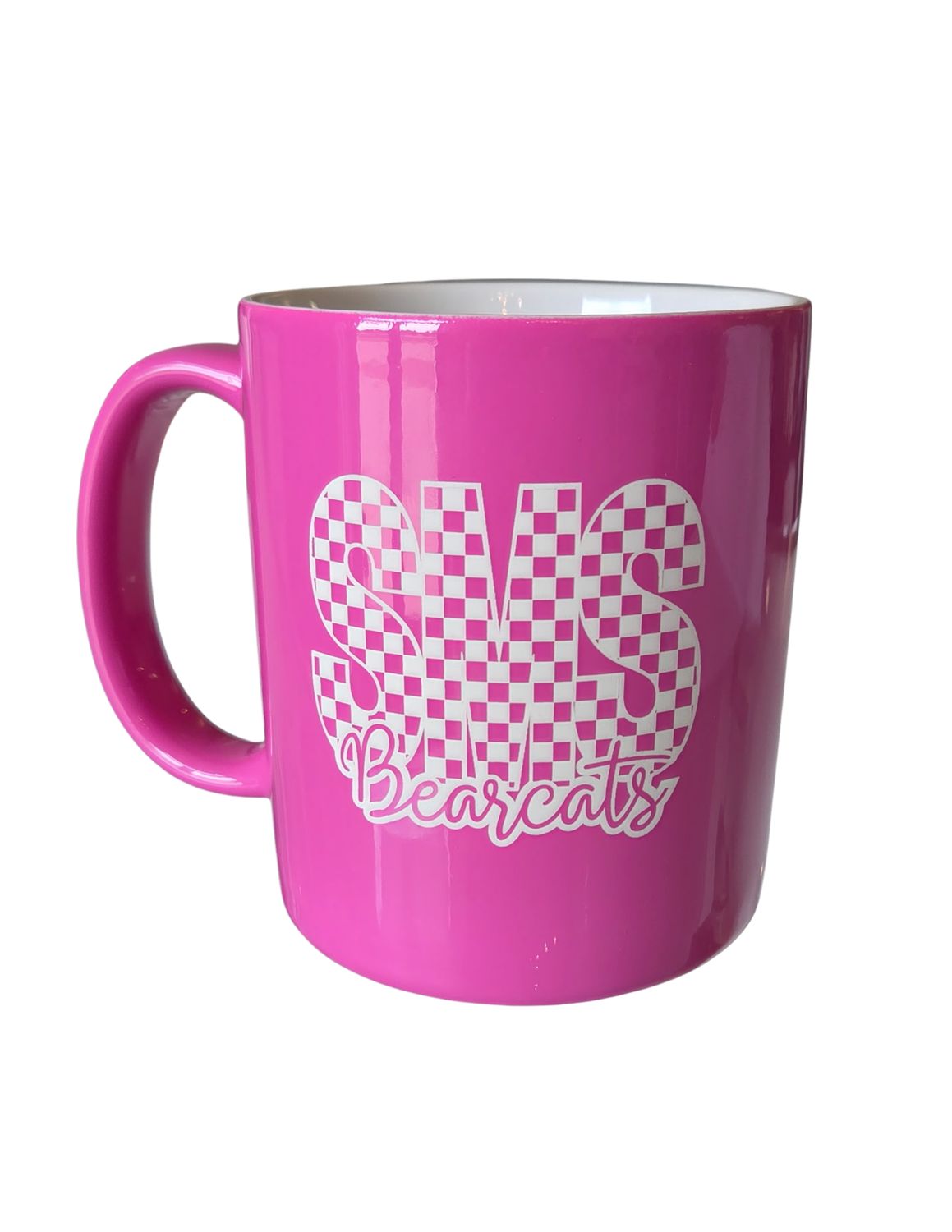 SS Laser Engraved Pink SMS Mug