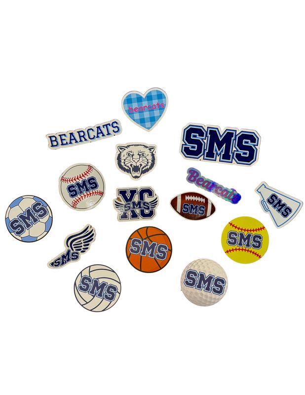 SS Waterproof Stickers for Car, Water Bottles etc