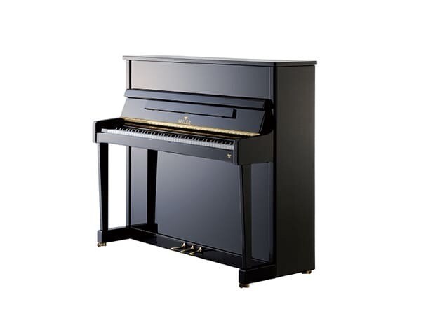 Piano droit SEILER Ritmo 122 noir - Vendu