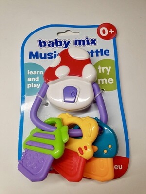 Muzikinis barškutis-grybas "baby mix"