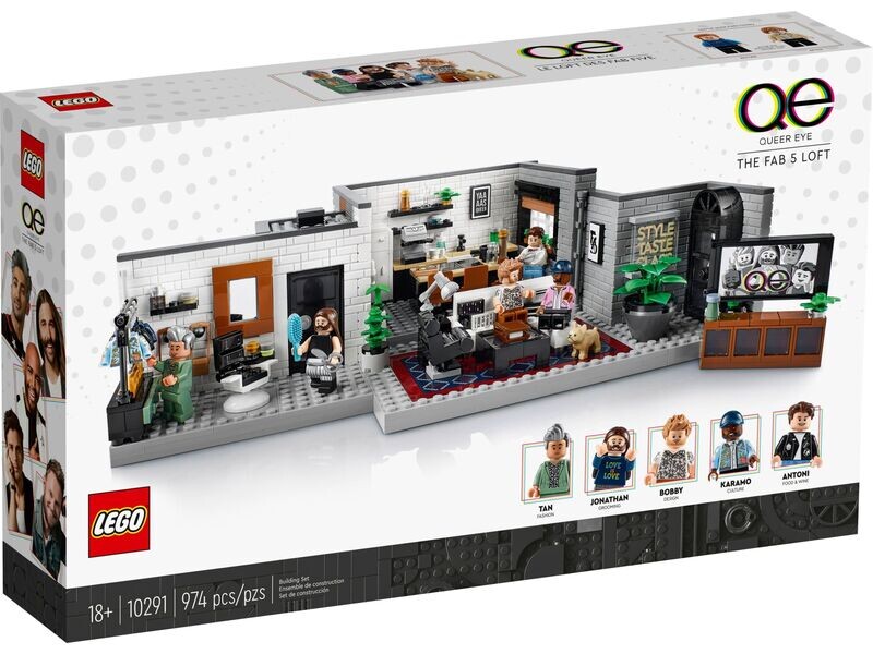 LEGO Icons 10291 - Queer Eye – De Fab 5 loft