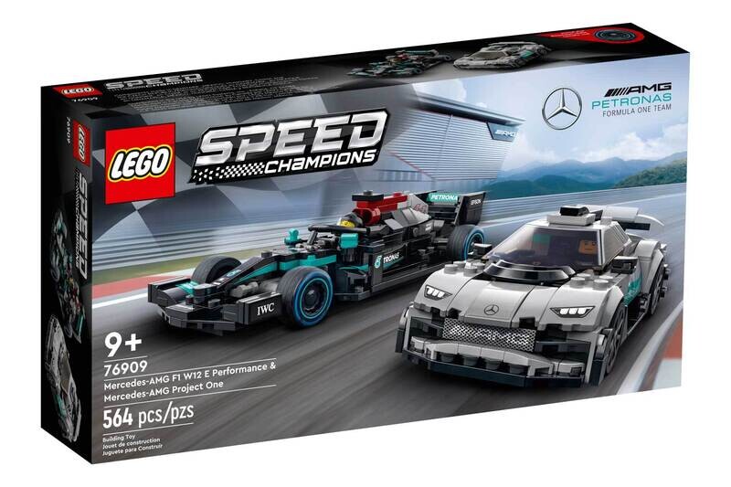 LEGO Speed Champions 76909 - Mercedes-AMG F1 W12 E Performance en Project One