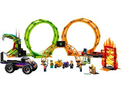 LEGO City Stuntz Double Loop Stunt Arena 60339