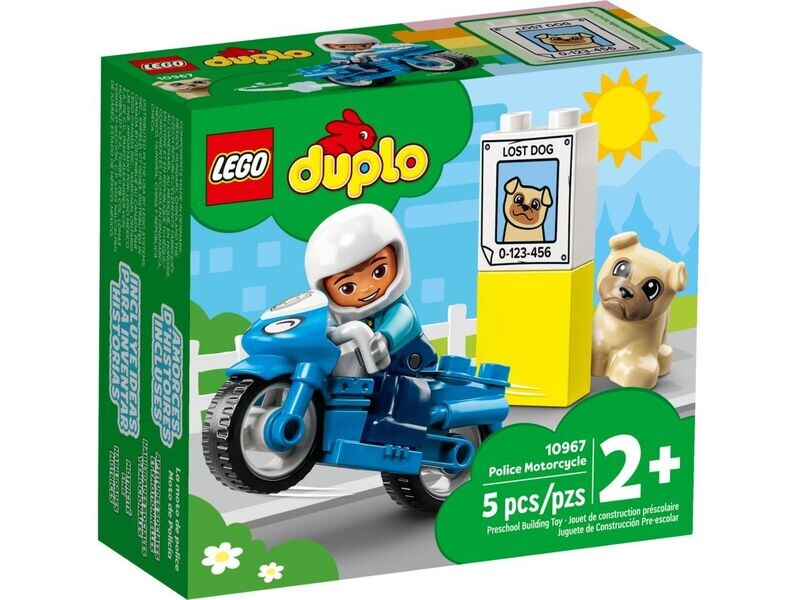 DUPLO Rescue Police Motorcycle 10967