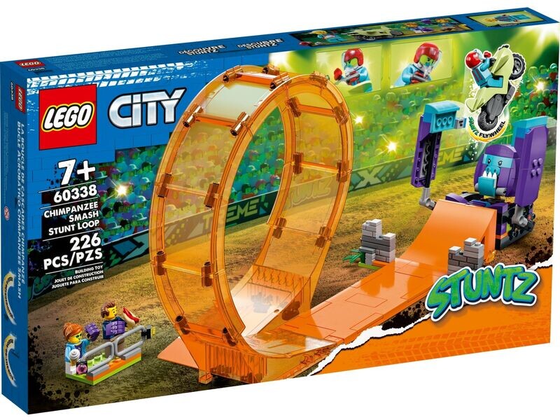 LEGO City Smashing Chimpanzee Stunt Loop -  60338