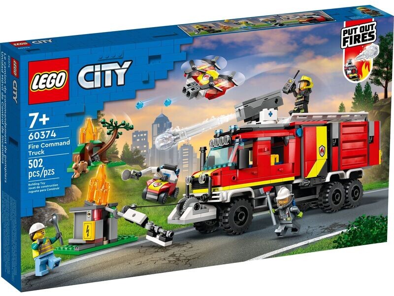 LEGO City Fire Command Truck -  60374