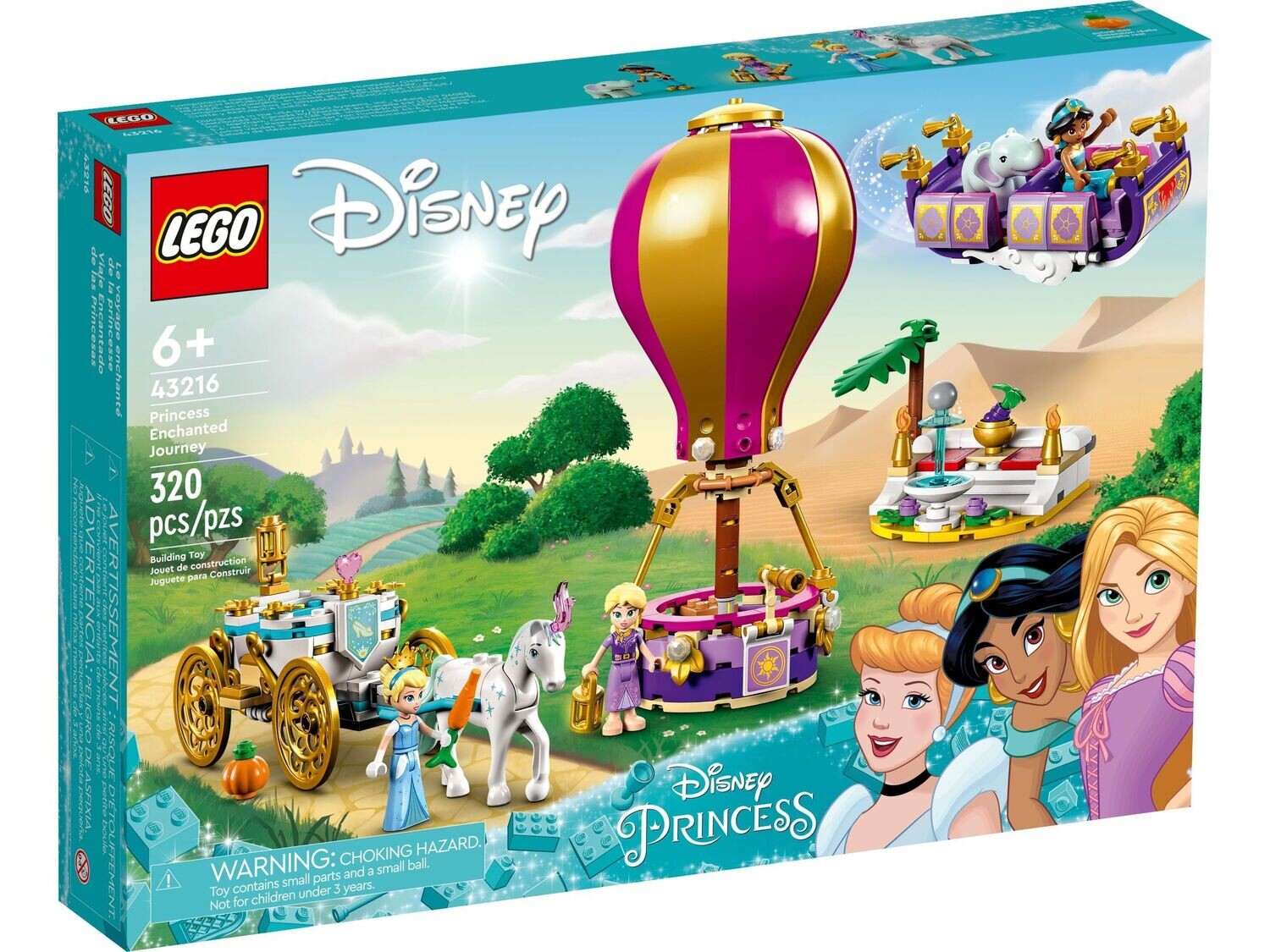 LEGO Disney 43216 - Princess Betoverende reis van prinses
