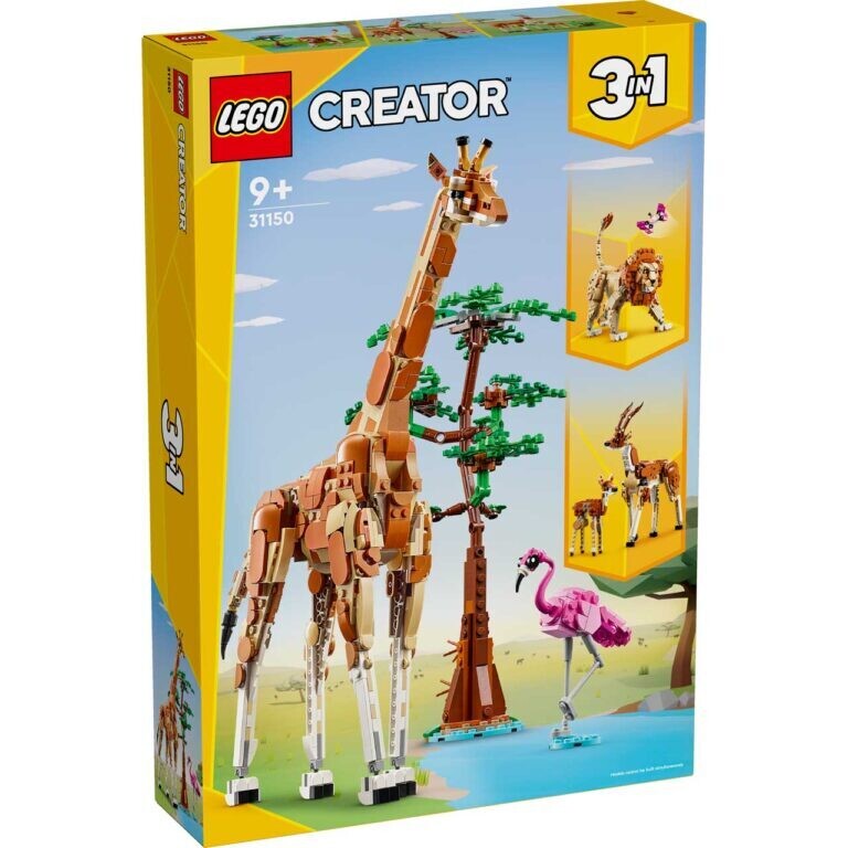 LEGO Creator 3-in-1 31150 - Wild Safari Animals