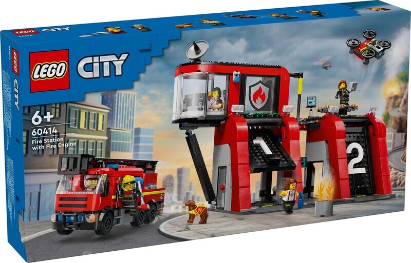 LEGO City 60414 - Fire Station with Fire Truck