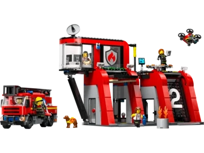 LEGO City 60414 - Fire Station with Fire Truck