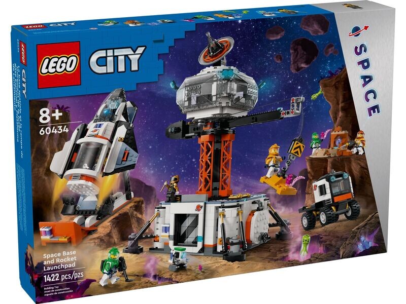 LEGO City 60434 - Space Base and Rocket Launchpad