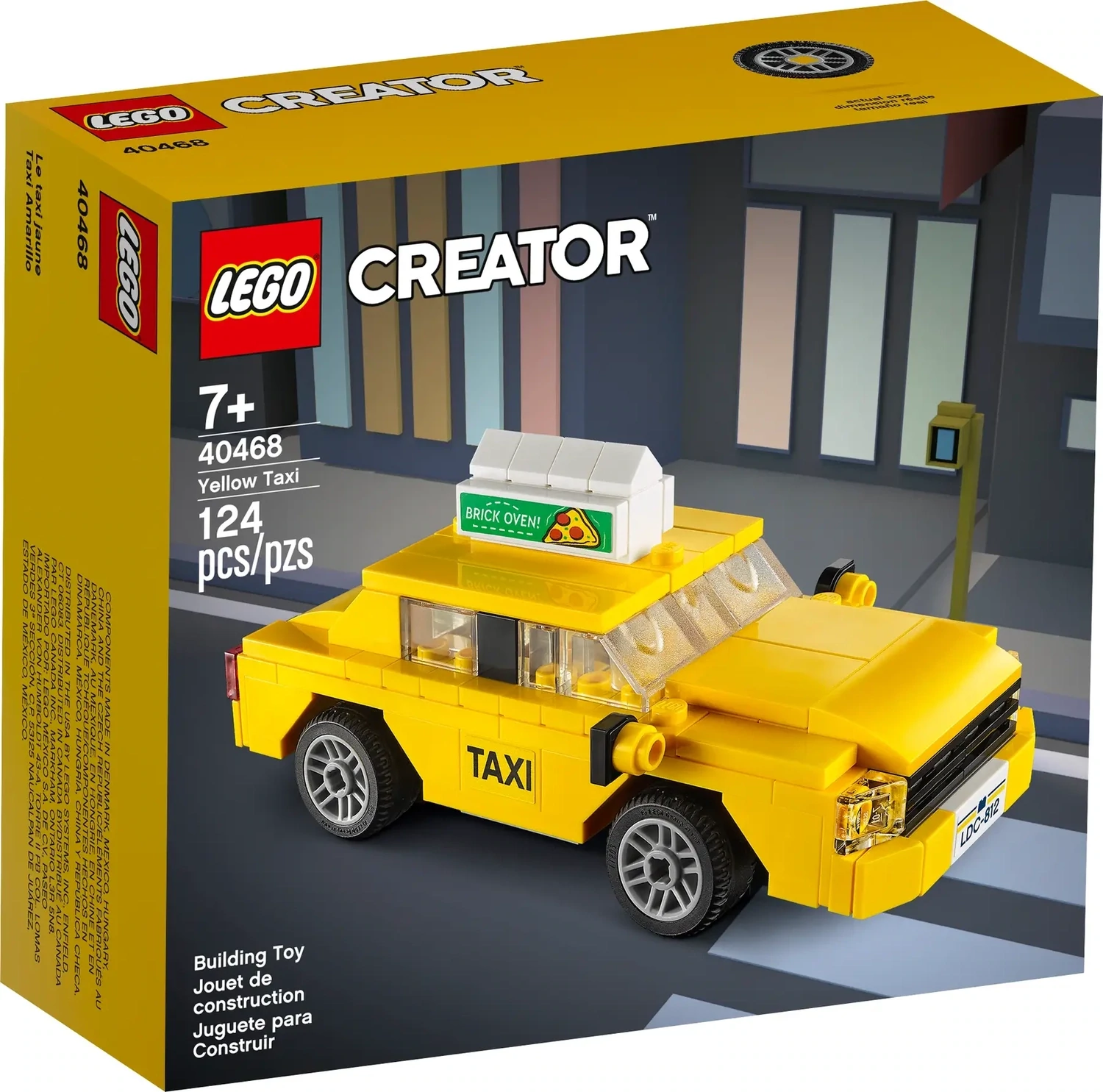 LEGO Creator 3-in-1 40468 - Yellow Taxi