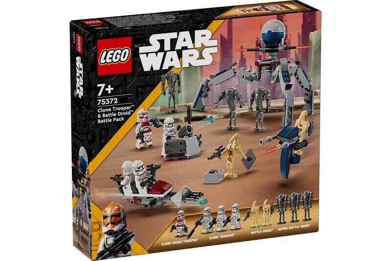 LEGO Star Wars 75372 - Clone Trooper™ and Battle Droid™ Battle Pack