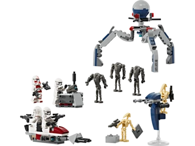 LEGO Star Wars 75372 - Clone Trooper™ and Battle Droid™ Battle Pack