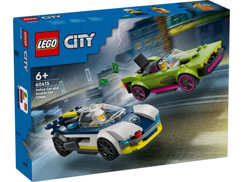 LEGO City 60415 - Police Car and Muscle Car Chase