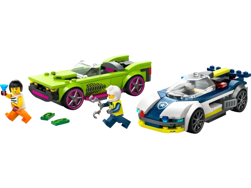 LEGO City 60415 - Police Car and Muscle Car Chase