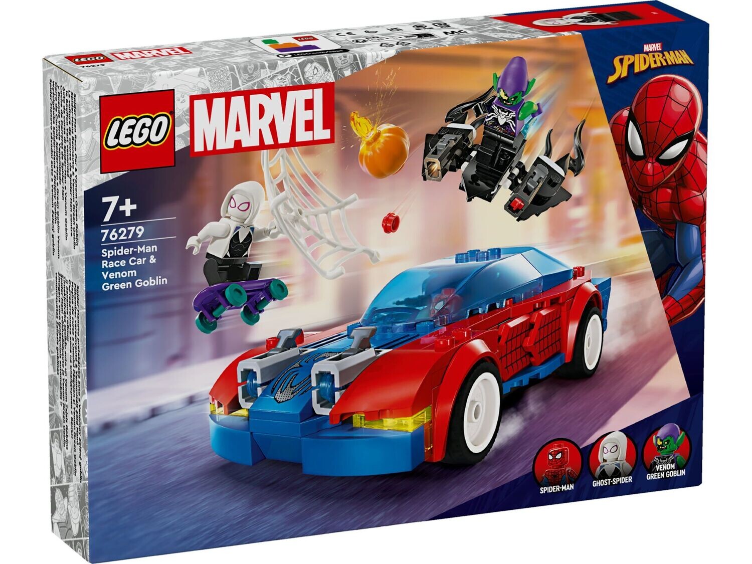 LEGO Marvel 76279 - Spider-Man racewagen en Venom Green Goblin