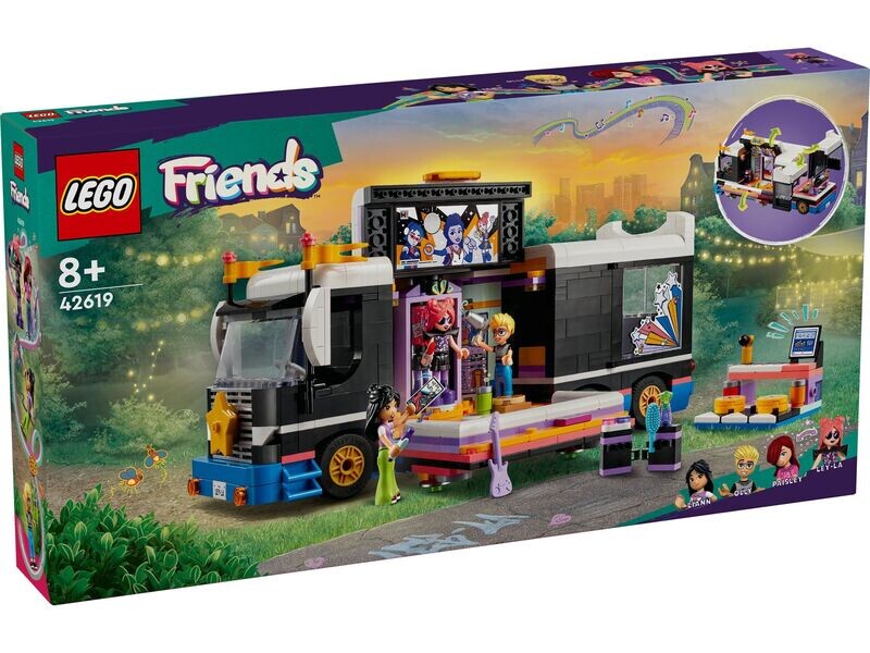 LEGO Friends 42619 - Pop Star Music Tour Bus