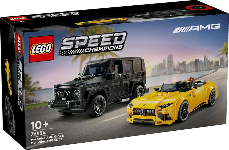 LEGO Speed Champions 76924 - Mercedes-AMG G 63 en Mercedes-AMG SL 63