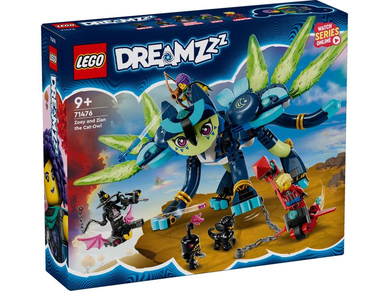 LEGO DreamZzz 71476 - Zoey and Zian the Cat-Owl