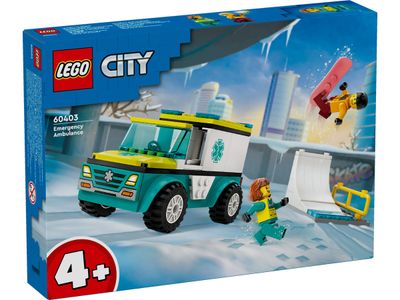 LEGO City 60403 - Emergency Ambulance and Snowboarder LEGO City 60403 - Emergency Ambulance and Snowboarder